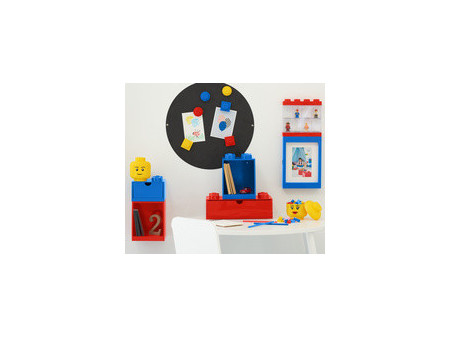 LEGO Boîte en forme de tête STORAGE HEAD HAPPY BOY, S, jaune