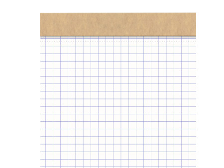 Oxford Bloc-notes Touareg, A4, quadrillé, 80 feuilles, Kraft