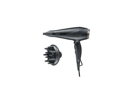 SEVERIN Sèche-cheveux HT 0167, noir/argent