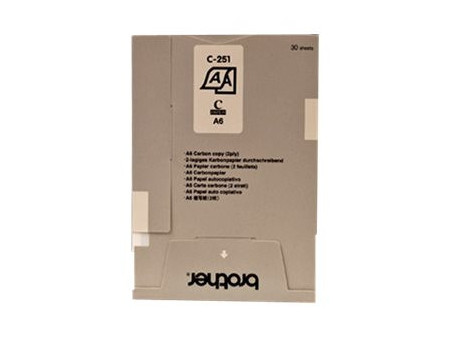BROTHER PAPIER CARBONE 2 ONGLET C251S
