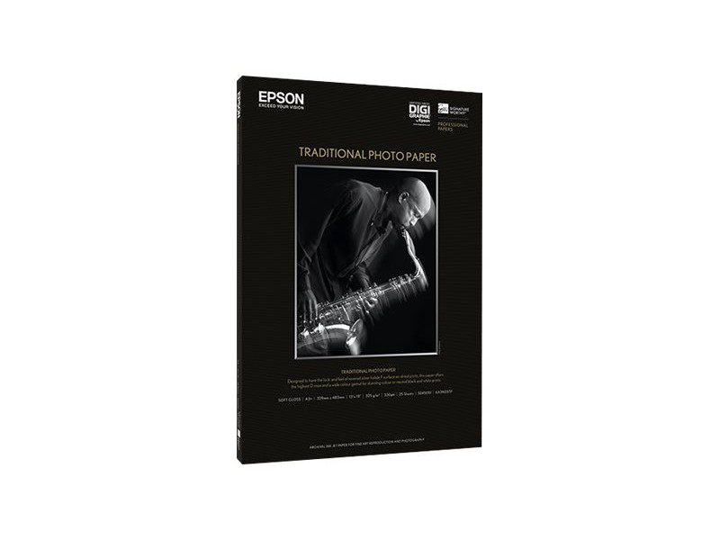 EPSON Pap Photo Traditionnel 330g 25f C13S045050