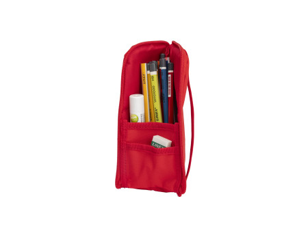 Oxford Trousse 'Stand-Up', polyester, rouge