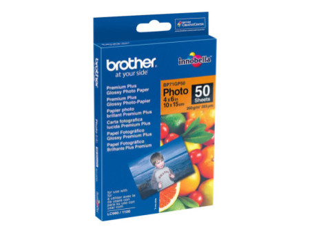 BROTHER Papier photo brillant 1 BP71GP50
