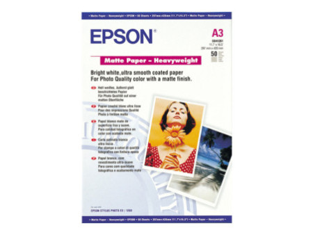 EPSON PAPIER MAT EPAIS A3 - 167 C13S041261