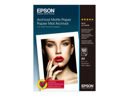 EPSON PAPIER MAT ARCHIVAL A4 19 C13S041342