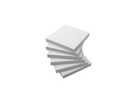 sigel Bloc-notes adhésif, 125 x 75 mm, uni, blanc