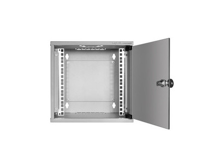 LogiLink Coffret mural 10' SoHo, monté, 4 U, noir