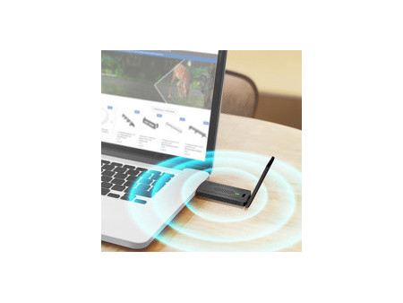 LogiLink Adaptateur WiFi USB 3.0, avec support magnétique