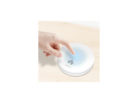 LogiLink Détecteur de fumée, extra plat, 85 db, blanc