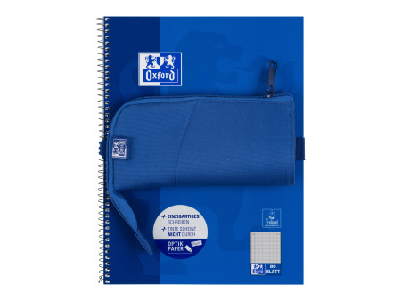 Oxford Trousse 'Stand-Up', polyester, bleu