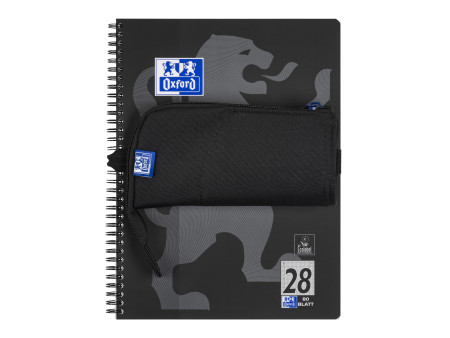 Oxford Trousse 'Stand-Up', polyester, noir