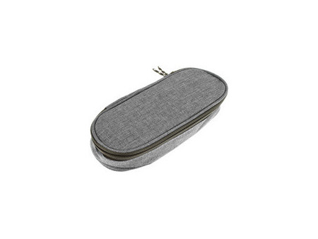 kangaro Trousse, ovale, en polyester, gris clair