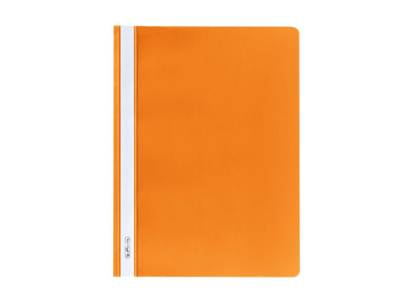 herlitz Chemise à lamelle, A4, en film PP, orange