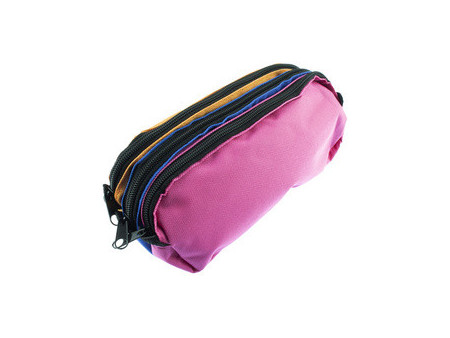 kangaro Trousse, 3 compartiments, gris/blanc/noir