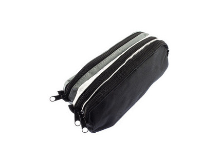 kangaro Trousse, 3 compartiments, orange/bleu/fuchsia