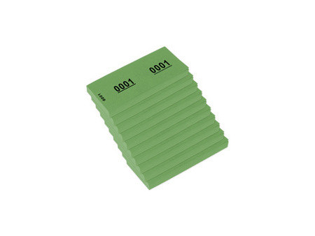 kangaro Bloc numéroté 1-1000, 105 x 42 mm, jaune