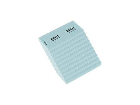 kangaro Bloc numéroté 1-1000, 105 x 42 mm, rose