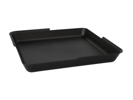 PAPSTAR Barquette Circulware, carré, 1 compartiment, noir