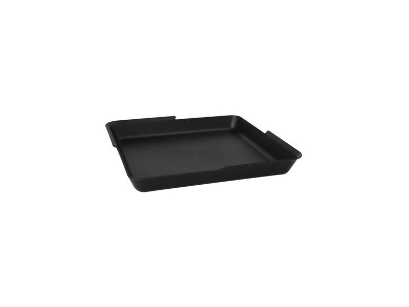 PAPSTAR Barquette Circulware, carré, 1 compartiment, noir