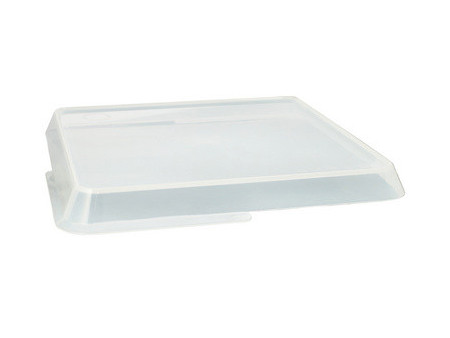 PAPSTAR Barquette Circulware, carré, 3 compartiments, noir