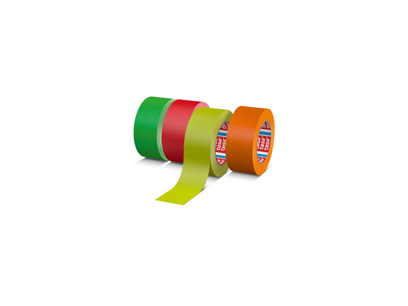 tesa Ruban adhésif 4671 Fluo, 25 mm x 25 m, vert fluo