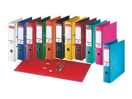 Esselte Classeur à levier standard, A4, 75 mm, assorti