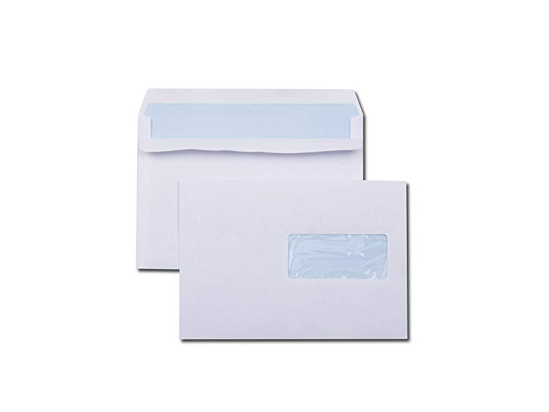 Fin de série: GPV Enveloppes ECO, C5, avec fenêtre, blanc