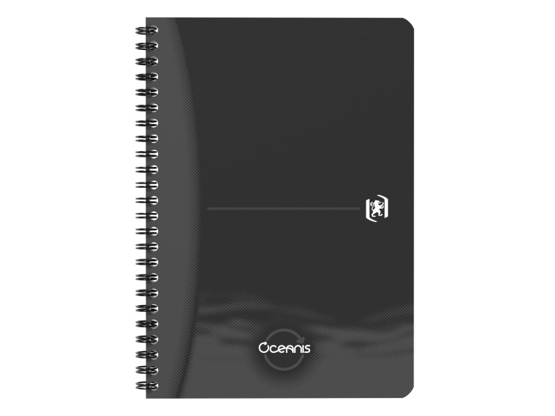 Oxford Office Cahier à spirale 'Oceanis', A5, PP, noir
