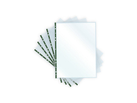 pavo Pochette perforée, A4, PP, 0,06 mm, transparent