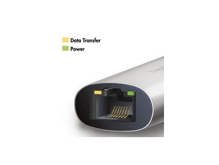 LogiLink Adaptateur Gigabit Ethernet USB 3.2, en aluminium