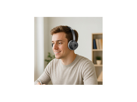 LogiLink Casque audio BT 6.0 AuraSolo, bluetooth, noir