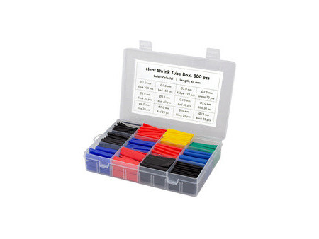 LogiLink Set de gaines thermorétractables, 800 pièces