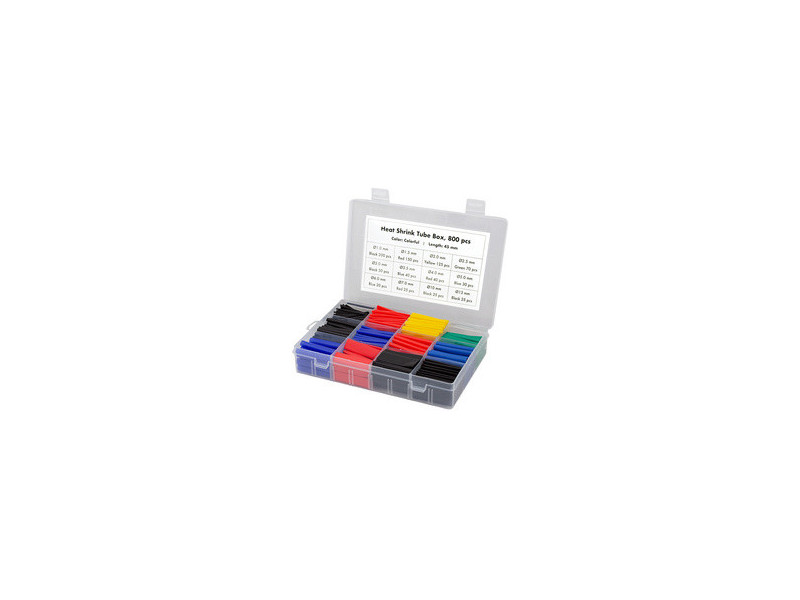 LogiLink Set de gaines thermorétractables, 800 pièces