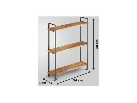 metaltex Étagère à épices York LAVA, 2 niveaux