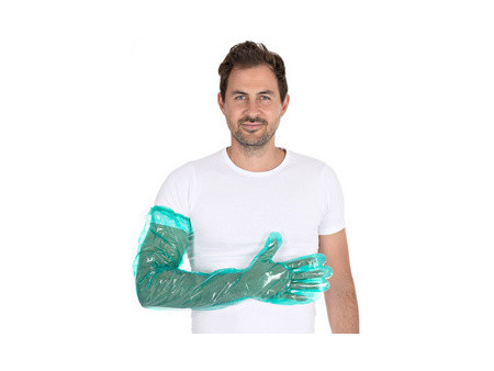 HYGOSTAR Gant LDPE SOFTLINE LONG PLUS, vert