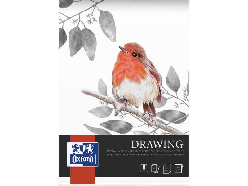 Oxford Art Bloc de dessin 'Drawing', A4, 160 g/m2