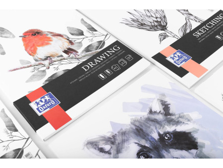 Oxford Art Bloc de dessin 'Drawing', A4, 160 g/m2