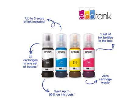 EPSON EcoTank ET-1810 Printer colour ink C11CJ71401