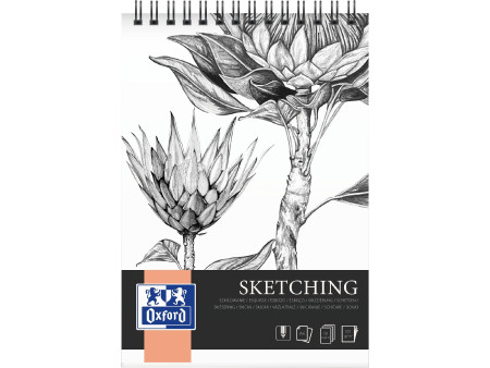 Oxford Art Bloc d'esquisse à spirale 'Sketching', A4