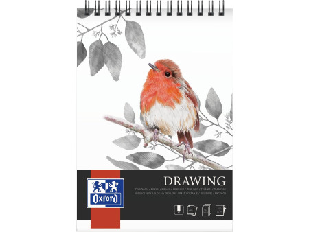 Oxford Art Bloc de dessin à spirale 'Drawing', A4, 160 g/m2