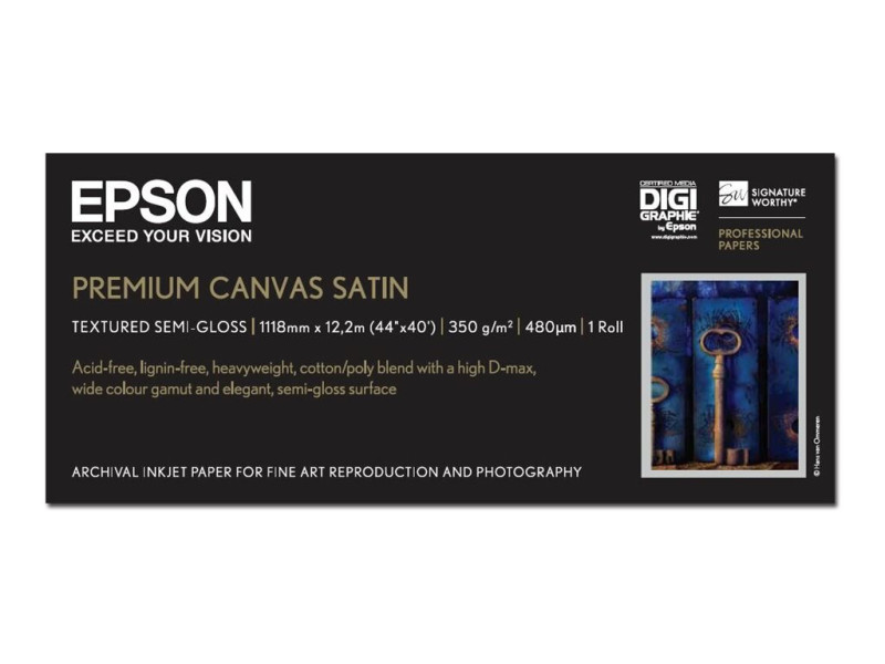 EPSON Paper Premium Canvas 44Ix12.2m C13S041848
