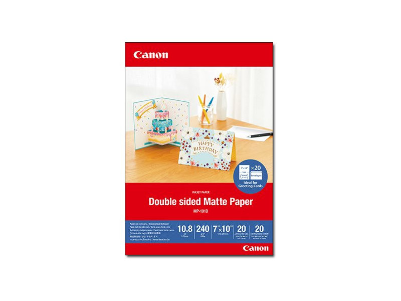 CANON MP-101D 7x10 20 DOUBLE MATTE PHOTO 4076C006