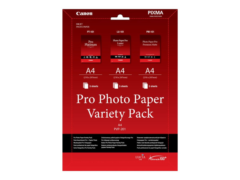 CANON Pro Photo Paper Variety Pack A4 6211B021