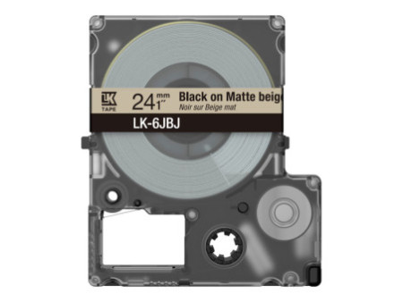 EPSON Matte Tape Beige/Black 24mm 8m C53S672092