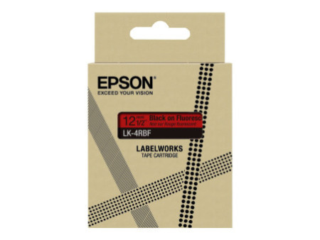 EPSON Colour Tape Fluorescent Red/Black C53S672099