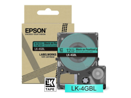 EPSON Colour Tape Pearl Green/Black 12mm C53S672102