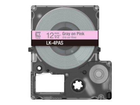 EPSON Colour Tape Pink/Grey 12mm 8m C53S672103
