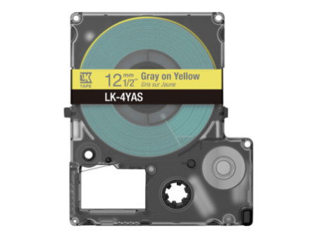 EPSON Colour Tape Yellow/Grey 12mm 8m C53S672104