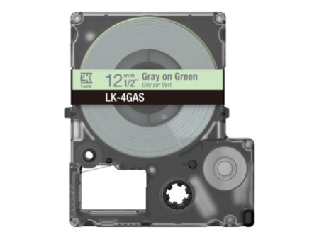 EPSON Colour Tape Green/Grey 12mm 8m C53S672105