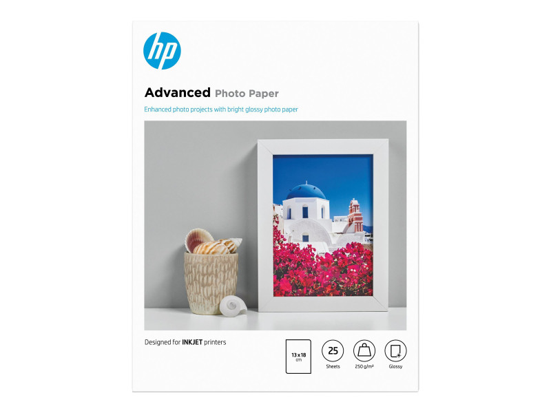 HP advanced photopaper glossy borderless Q8696A